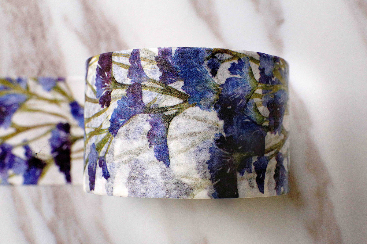 Lavender  Washi Tapes  / Purple  Flowers Washi Tape/ beautiful  flowers  Washi Tapes/Japanese washi Tape/Decorative Stickers /T132