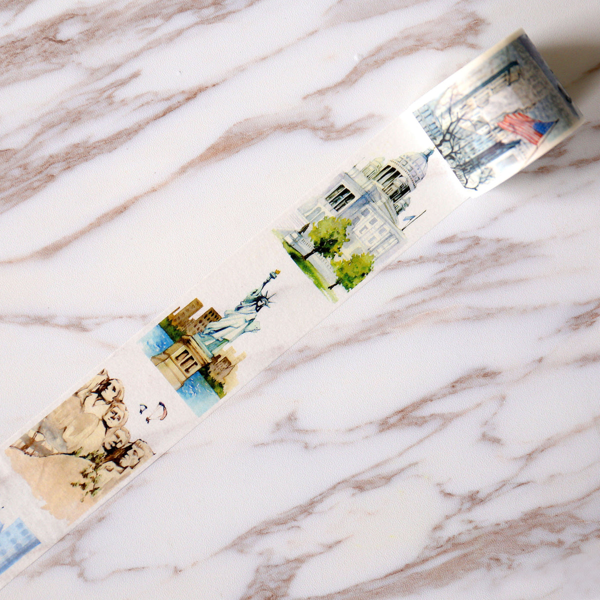 40mm x 7m America Washi tape/Building Landmarks Washi Tapes/ city Washi Tape/Decorative Stickers / Masking tape/America washi tape