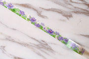 Lotus washi tape/  Purple Washi Tape/Purple Lotus washi tape/Purple Plant Washi Tape / Masking tape/ japanese washi tape