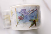 The letter to him Washi tape /  flowers  Washi Tapes/Japanese flowers washi Tape/Decorative Stickers/letter washi tape