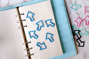 6PCS Arrow shaped paper clips/colorful paper Clip/Binder Clips/ Office Supplies