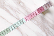 Time Washi Tape/ planner washi tape/ schedule washi tape,/Masking Tape, 15mmx7m/ Pastel Washi Tape,/Deco Tape