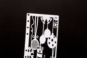 birthday  stencil /Journal Stencil /Notebook Stencil/ snowflake  Bullet Journal Stencil/party stencil / plastic Stencil