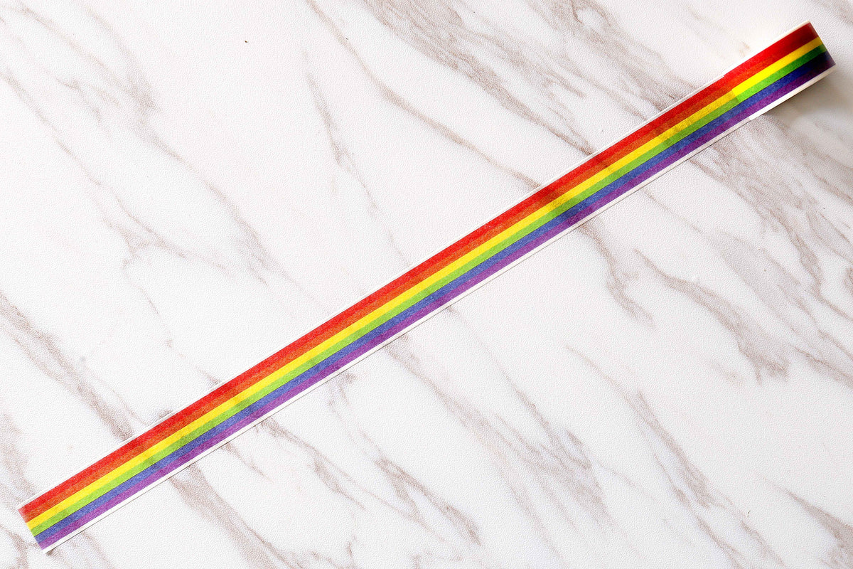 rainbow Washi tape/Crafting washi  Tape /Scrapbooking Supply/deco washi tape/
