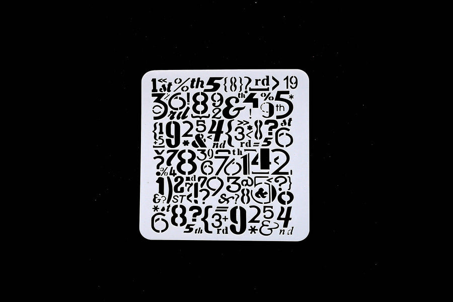 Number  stencil /date Journal Stencil /Notebook Stencil/ symbol stencil /Bullet Journal Stencil/ plastic Stencil
