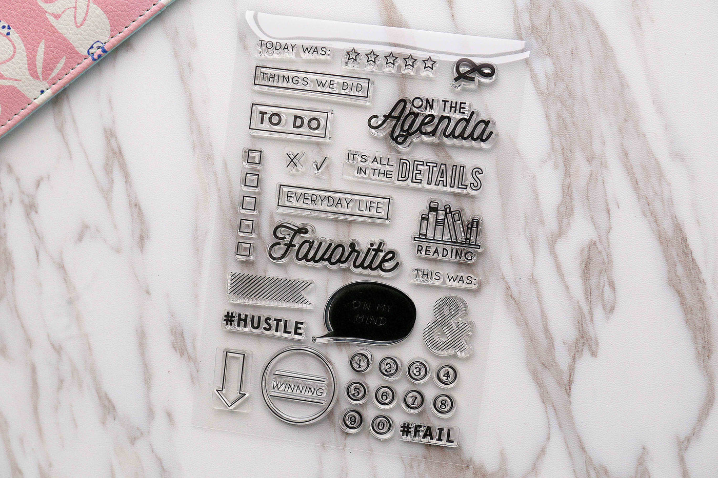 To Do Lists clear  Stamp/Favorite Rubber Stamps/bullet journal stamp/Travel Stamps/Journal Accessories clear stamp