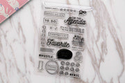 To Do Lists clear  Stamp/Favorite Rubber Stamps/bullet journal stamp/Travel Stamps/Journal Accessories clear stamp