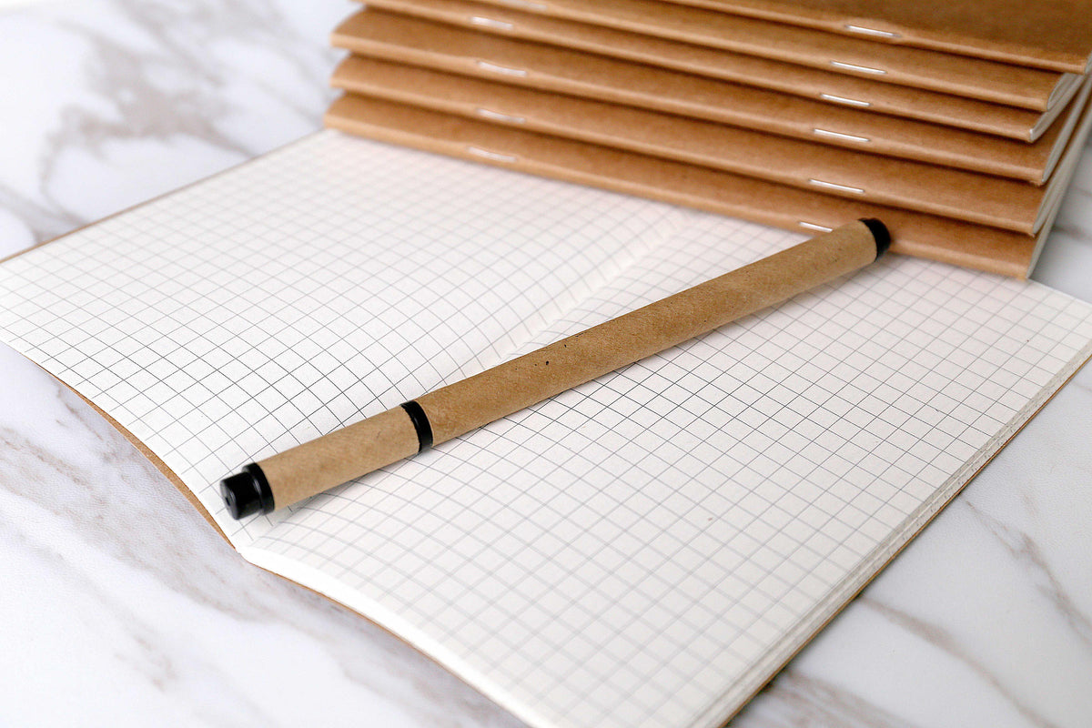 25PCS Passport Traveler's Notebook Insert/Midori Refills/Midori Insert /Paper Refill for Midori/Small Kraft Journals, Blank/Lined Notebook