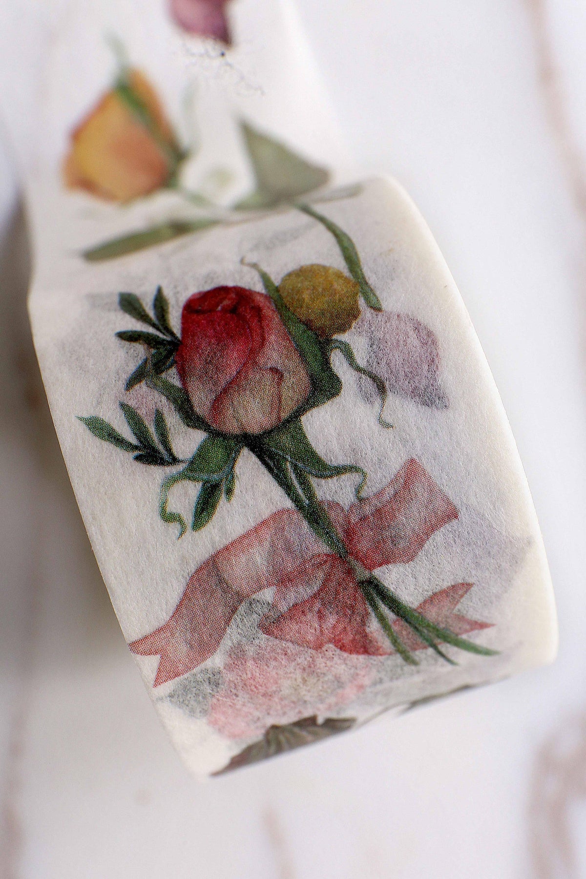 Rose Washi Tape/ red and yellow rose Washi Tapes/Japanese washi Tape/Decorative Stickers /flowers Masking tape/