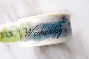 Week Washi Tape/Colorful Monday to Sunday Washi Tapes/ colorful weekly Washi Tape/planner Washi / Masking tape/ japanese washi tape