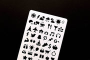 To do list stencil /Journal Stencil /Notebook Stencil/ checklist, star, weather, number Bullet Journal Stencil/ plastic Stencil