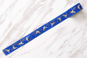 Crane washi tape /blue Crane washi tape Washi Roll /deco tape/planner washi tape/album emblishment