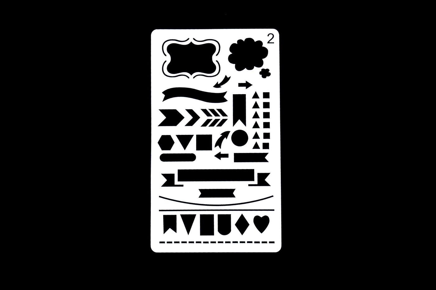 Block  stencil /clouds Journal Stencil /Notebook Stencil/geometrical figure  stencil /flag stencil /Bullet Journal Stencil/ plastic Stencil