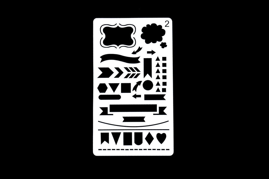 Block  stencil /clouds Journal Stencil /Notebook Stencil/geometrical figure  stencil /flag stencil /Bullet Journal Stencil/ plastic Stencil