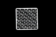 Brick Stencil, Bricks, Rugged Edge, Plastic Stencil, Bullet Journal Stencil /Bullet Journal Stencil/ plastic Stencil