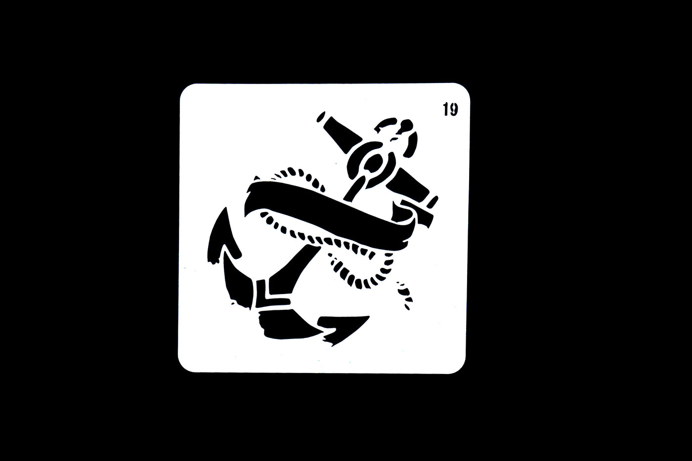 Anchor Stencil/ Rope Plastic Stencil /Bullet Journal Stencil/Anchor  Stencil Journal /Scrapbook Stencil