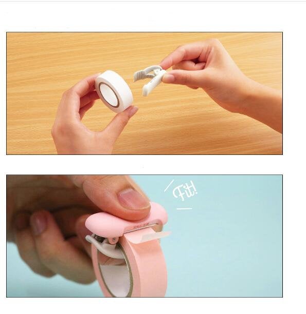 Clip-on Washi Tape Cutter /masking tape cutter | planner/ washi tape  Cut Clip /scrapbooking/ japanese stationery
