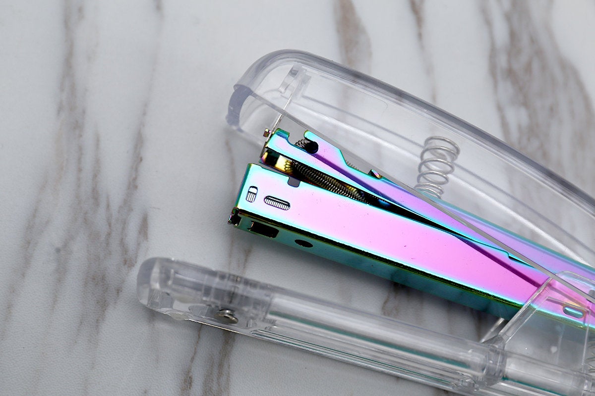 Acrylic  Stapler/Modern Office Desk Accessory/Acrylic stapler/office gift idea gold gift stapler