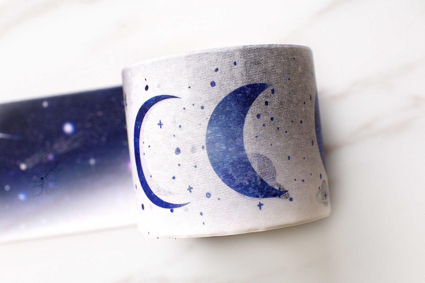 Moon Phases Washi Tape/ Space Washi Roll /moon washi tape /Galaxy washi  tape /deco tape/planner washi tape/album emblishment