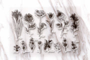 cute flowers  Clear Rubber Stamp/beautiful rose  Clear Stamp/lris peony ,poppy, tulip transparent clear stamp/lily many beautiful flowers