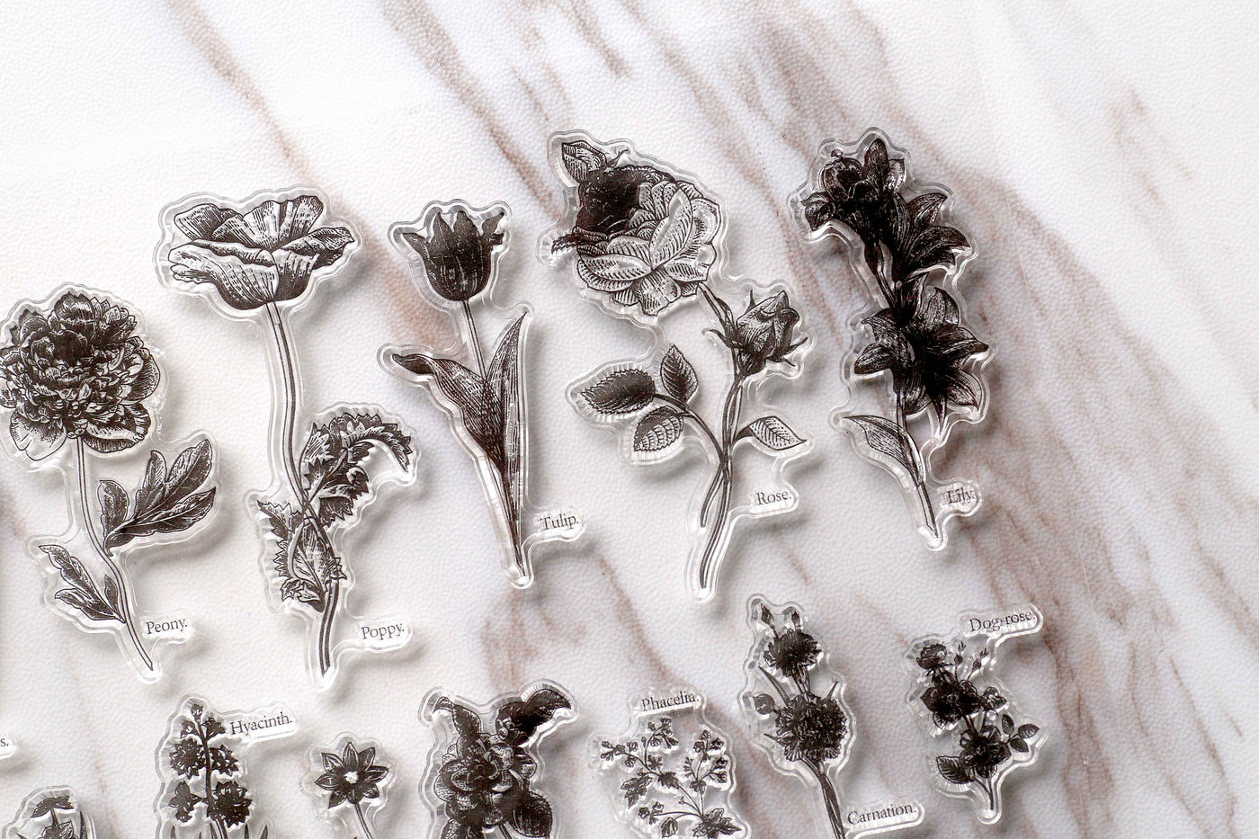 cute flowers  Clear Rubber Stamp/beautiful rose  Clear Stamp/lris peony ,poppy, tulip transparent clear stamp/lily many beautiful flowers