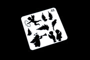 Cupid Plastic Stencil / Angel, Wings  Planner Stencil,/Bullet Journal Stencil/ Soft Plastic  /Bullet Journal Stencil/ plastic Stencil
