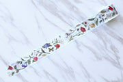 Rose with butterfly  Washi Tape/ flowers and butterfly  Washi Tapes/Japanese washi Tape/Decorative Stickers /beautiful rose and butterfly