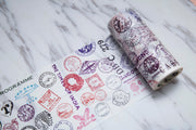 Cinema ticket washi tape/air mail washi tape /Movie Tickets Washi Tape/Vintage Washi Tape / Masking tape/ japanese washi tape/planner tape