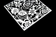 Spring floral stencil/botanic Bullet Journal Stencil /Notebook Stencil /Bullet Journal Stencil/ plastic Stencil