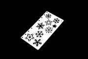 winter Bullet Journal Stencil/Snowflake stencil /Notebook Stencil/ snowflake  Bullet Journal Stencil/party stencil / plastic Stencil