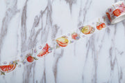 Summer fruit Washi Tapes/ peach Washi Tape/fruits Washi / Masking tape/ japanese washi tape/Planner Supplies