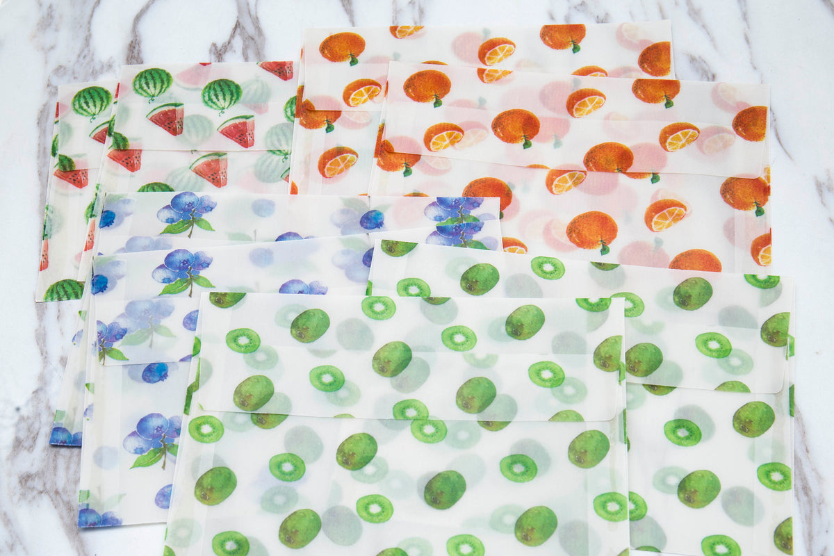 fruit  Envelopes  /watermelon envelopes /orange  Envelopes / graph Glassine Envelopes/Kiwi fruit envelopes