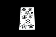winter Bullet Journal Stencil/Snowflake stencil /Notebook Stencil/ snowflake  Bullet Journal Stencil/party stencil / plastic Stencil