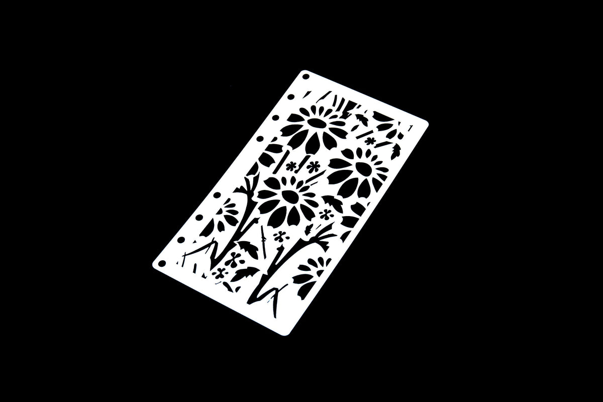 Daisy stencil //flower Bullet Journal Stencil /Notebook Stencil/ snowflake  Bullet Journal Stencil/party stencil / plastic Stencil