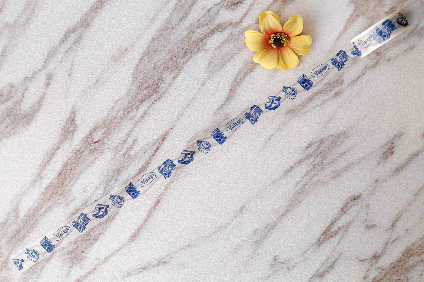 blue  Camera Washi Tape/ Vintage, Photo, Photography Washi tape/ Camera Washi Tape/Planner Supplies/planner accessories/T134