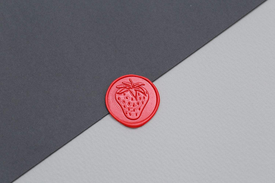 Strawberry Wax Seal Stamp/berry Wax Seal Stamp/girl first birthday party seal/sweet strawberry wedding wax seal kit