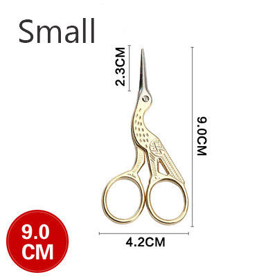 Crane Scissors, Embroidery Needlepoint Scissors, vitange style Scissor, Gold Scissors, Silver Scissors,  Copper Scissors
