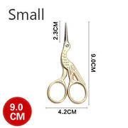 Crane Scissors, Embroidery Needlepoint Scissors, vitange style Scissor, Gold Scissors, Silver Scissors,  Copper Scissors