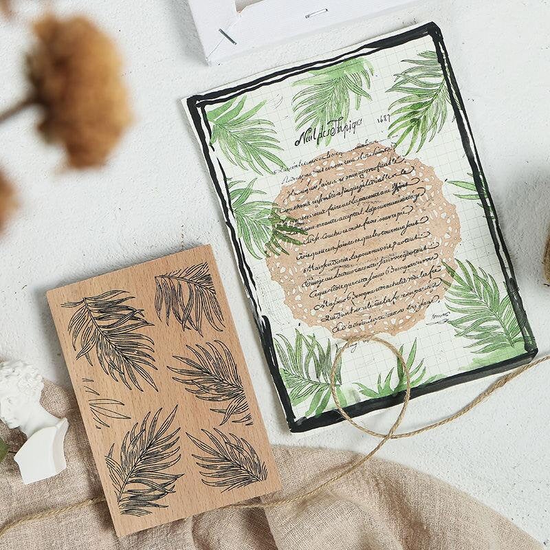 Wooden stamps /Vintage wooden stamp / Literature and art wooden stamp/ masking wooden stamp/rubber stamp