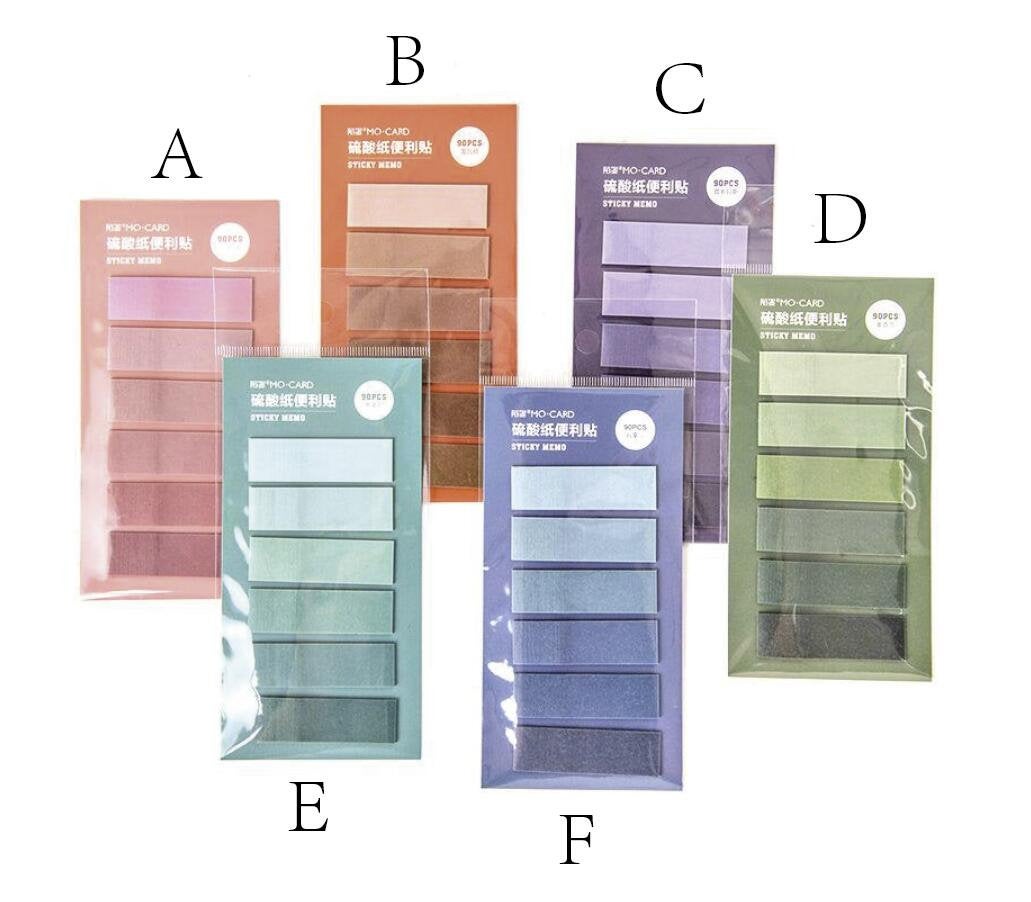 Colorful Sticky Notes/planner sticky notes/cute stationery