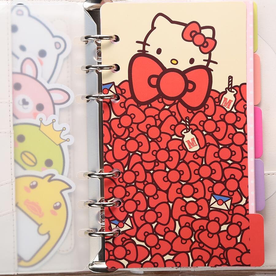 Set of 5 Cat Planner dividers/Cartoon  planner dividers/Dashboard/index dividers