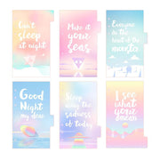 Rainbow Planner Dividers/Painting Planner Dividers  /Dreammer dividers /Planner divider set /Filofax dividers /