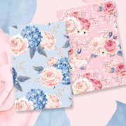 The roses Planner dividers/Flowers in full bloom  plastic  A5 planner dividers/Painting flower  planners dividers