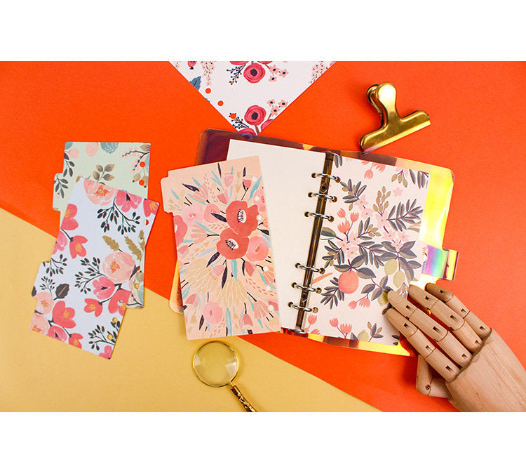 Flower Planner dividers /flowers Gardens Planner dividers/Painting Flowers planner dividers