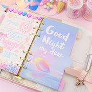 Rainbow Planner Dividers/Painting Planner Dividers  /Dreammer dividers /Planner divider set /Filofax dividers /