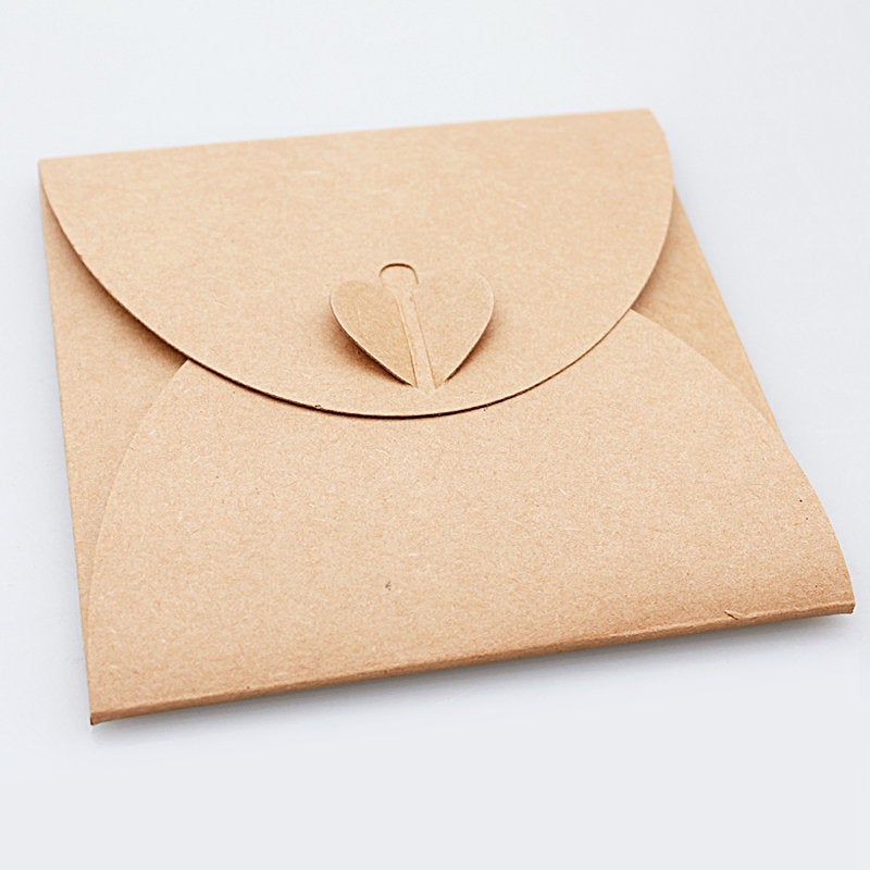 Heart paper sleeves /three layer CD Sleeve Recycled Kraft Paper CD /Sleeves CD Box set