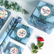 Thank you stickers /floral thank you roll tape /modern business stickers/ gift wrapping stickers 500pcs