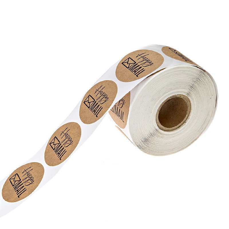 Happy mail stickers roll/ air mail stickers/ envelope stickers/ happy mail tape