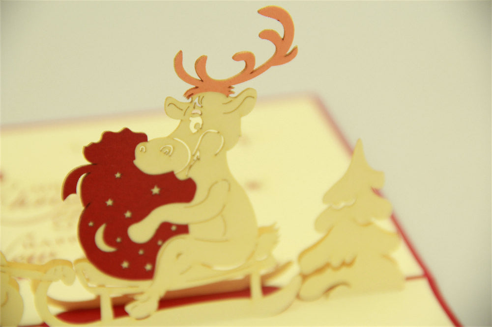 Black Friday 50%OFF Funny Santa  for Christmas in Pop up card/ happy new year
