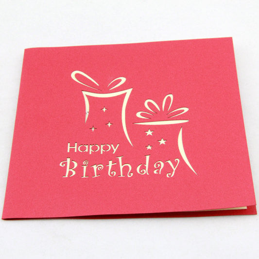 Birthday gift boxes in POP UP CARD wedding invitation card birthday invitation card